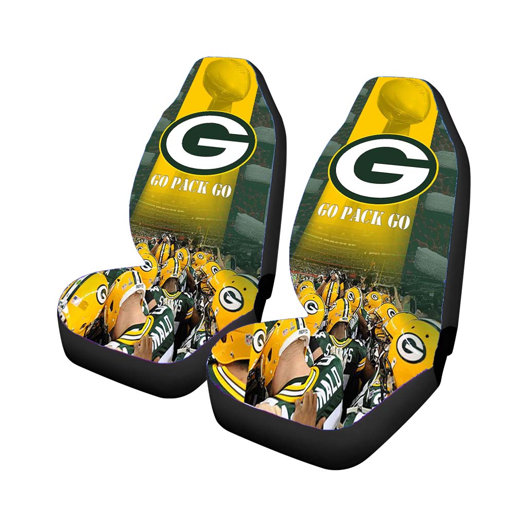 green bay packers go Car Seat Covers