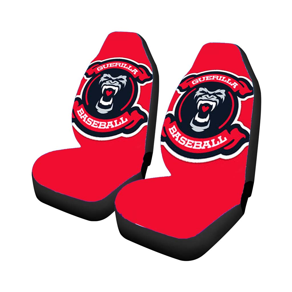 guerilla baseball team logos red Car Seat Covers
