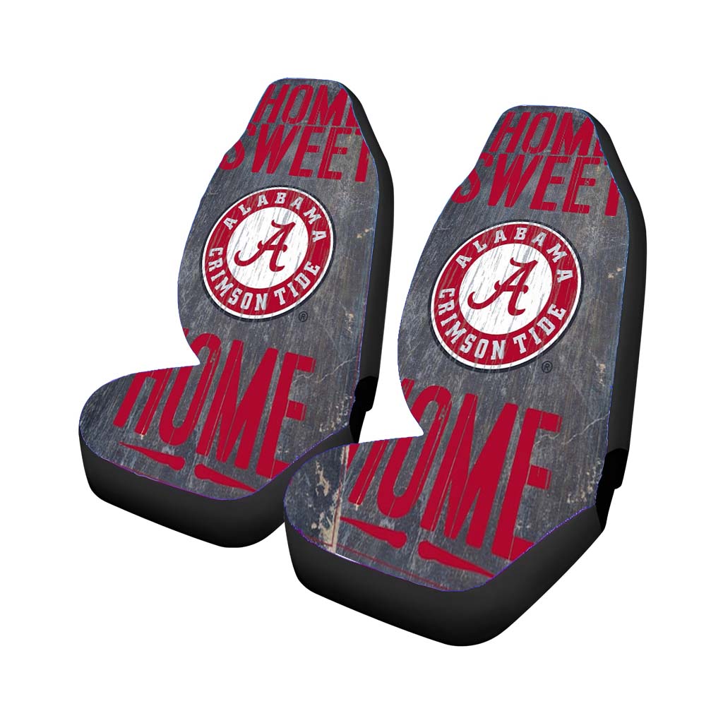 home sweet home alabama crimson tide wood texture wallpaper Car Seat Covers