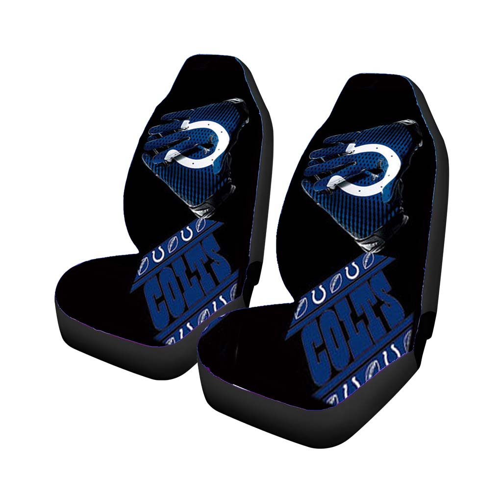 indianapolis colts asphalt Car Seat Covers
