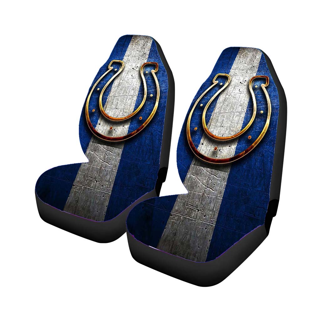 indianapolis colts logo stripes Car Seat Covers