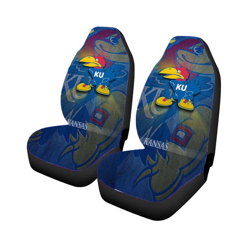 kansas jayhawk logo wallpaper Car Seat Covers