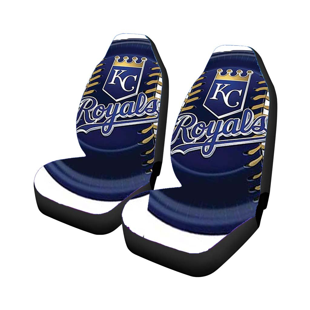 kc royals plate Car Seat Covers