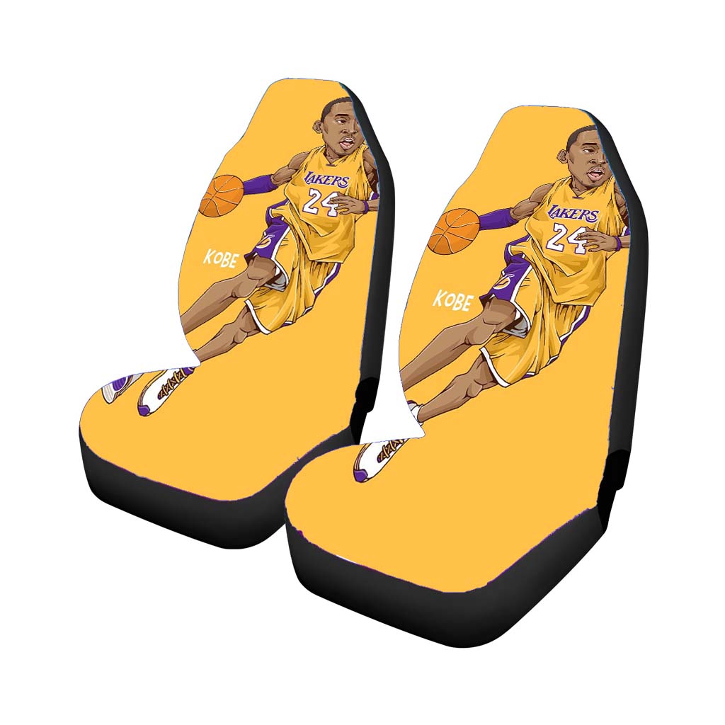 kobe bryant art Car Seat Covers