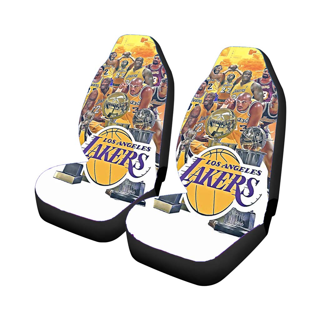 lakers los angeles team squad Car Seat Covers