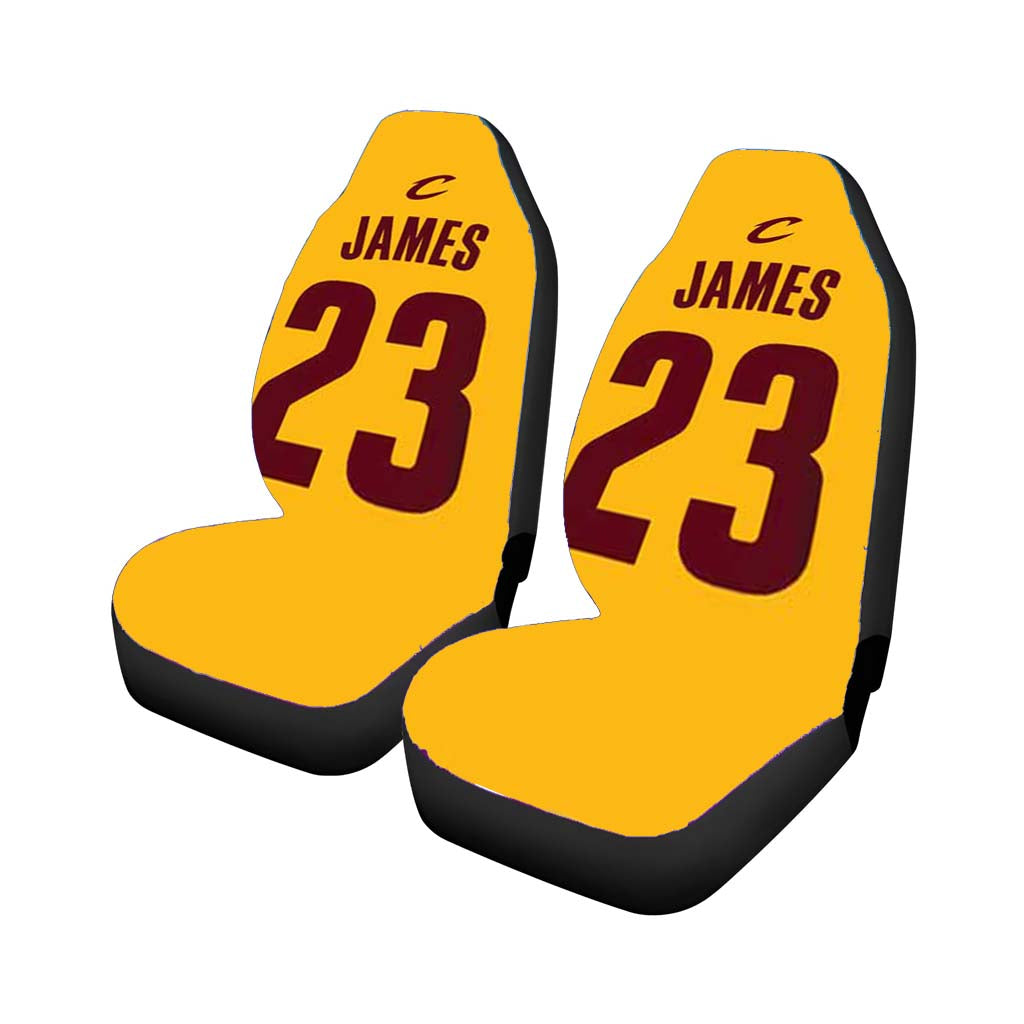 lebron james jersey plain Car Seat Covers