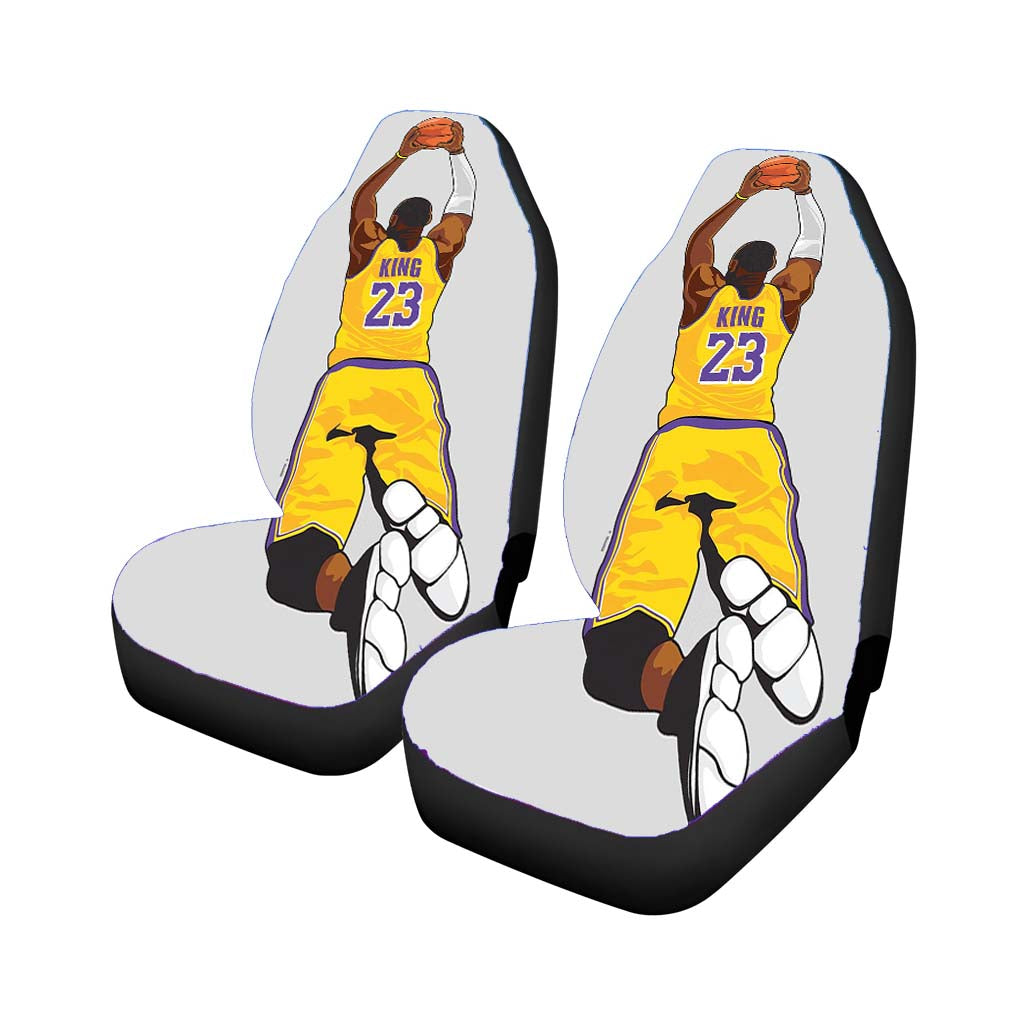 Lebron Lakers Custom Car Seat Covers