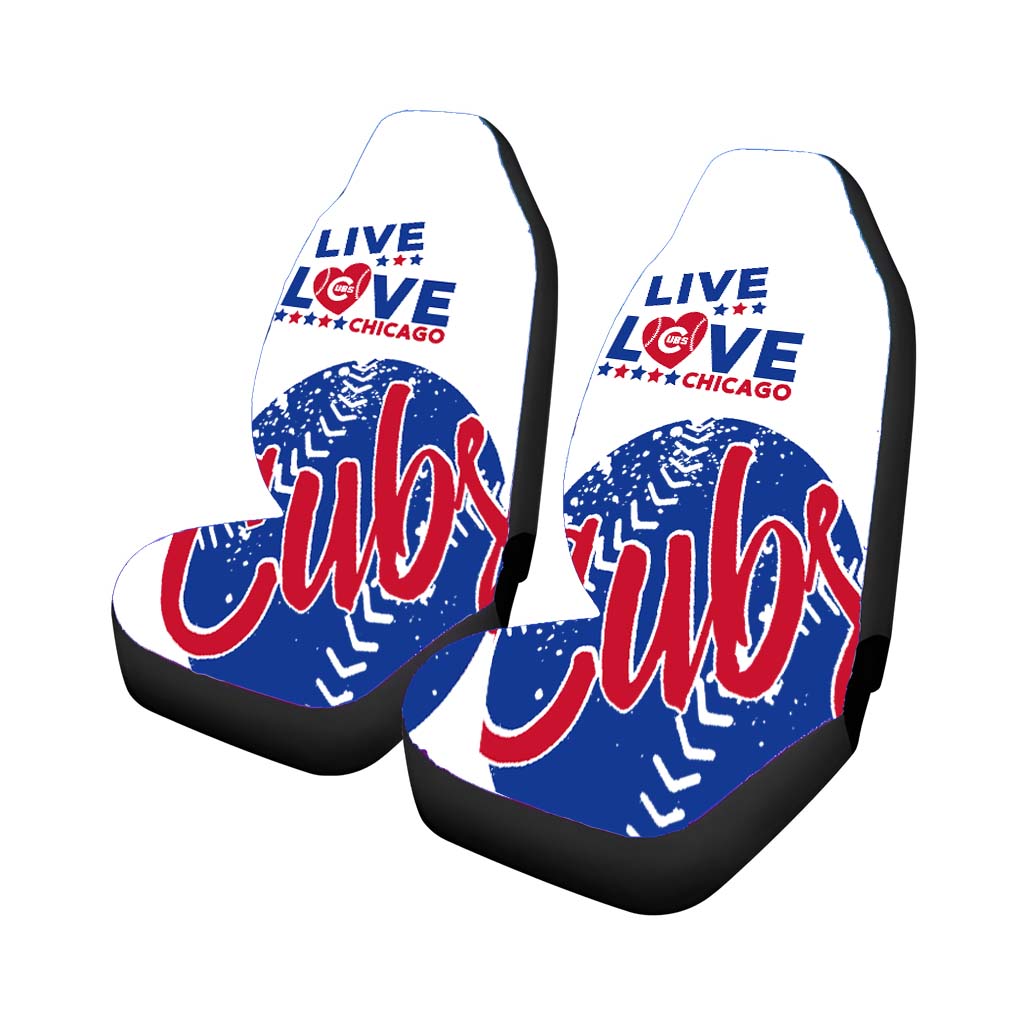 live love chicago cubs Car Seat Covers