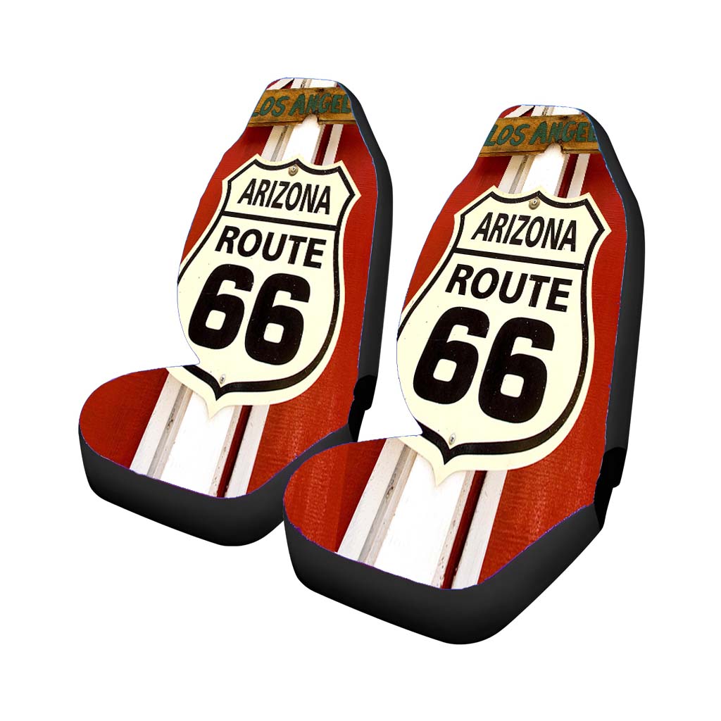 los angeles route 66 Car Seat Covers