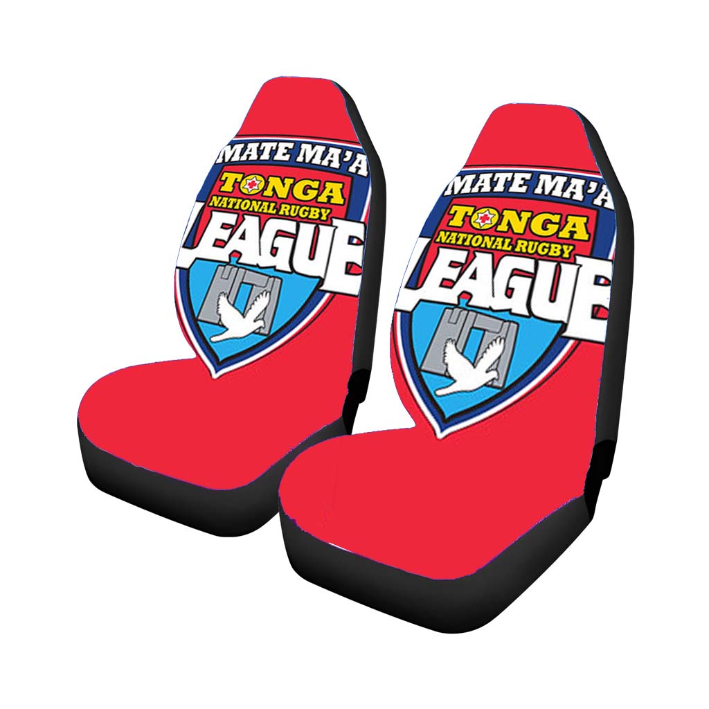 Mate Ma'A League Logo Red Car Seat Covers