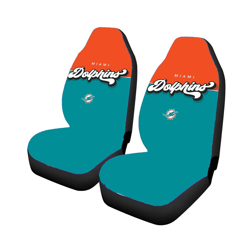 miami dolphin wallpaper Car Seat Covers