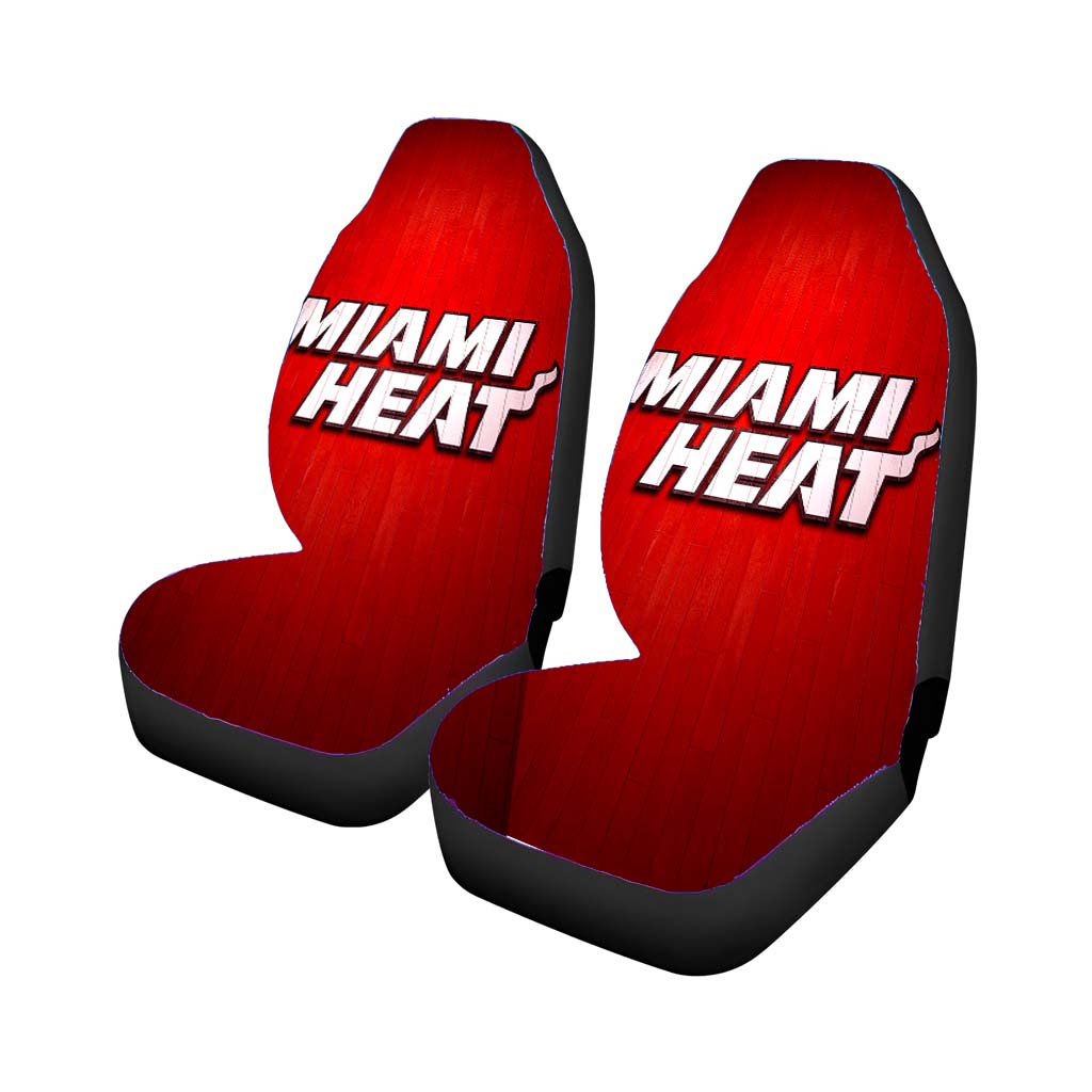 miami heat hardwood Car Seat Covers