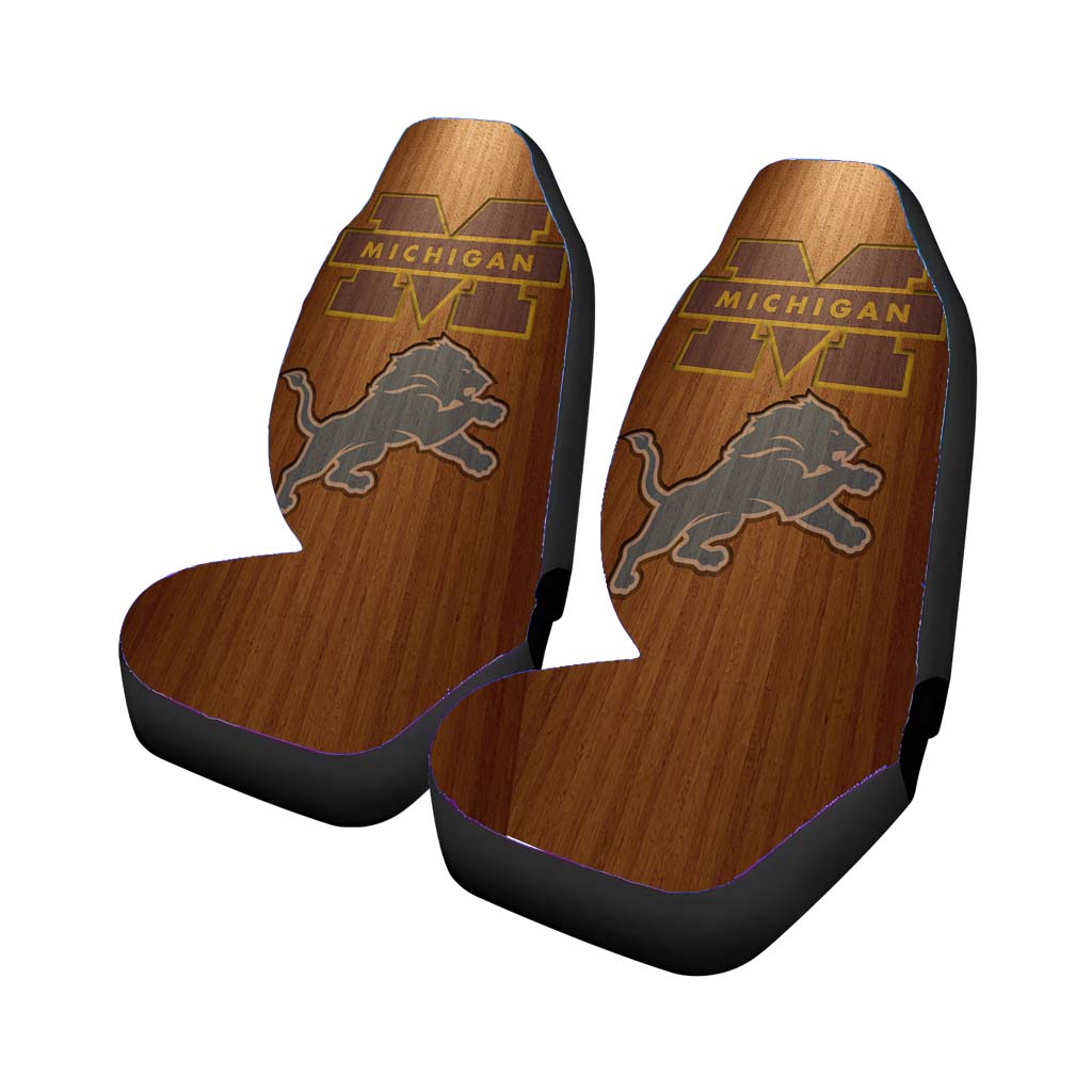 michigan lions logo Car Seat Covers