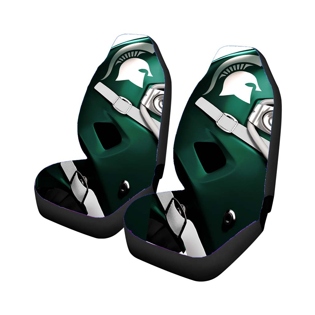 michigan state helmet Car Seat Covers