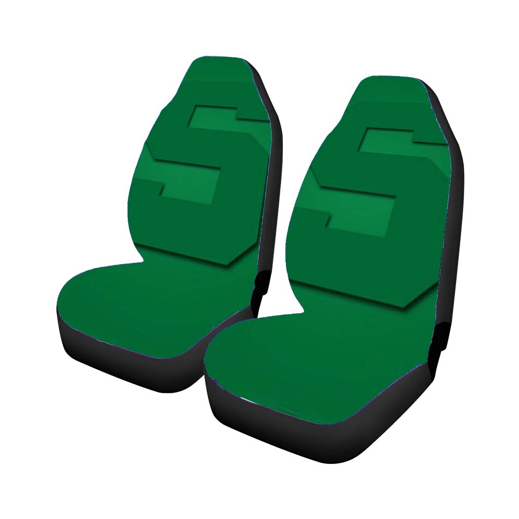 michigan state s logo Car Seat Covers