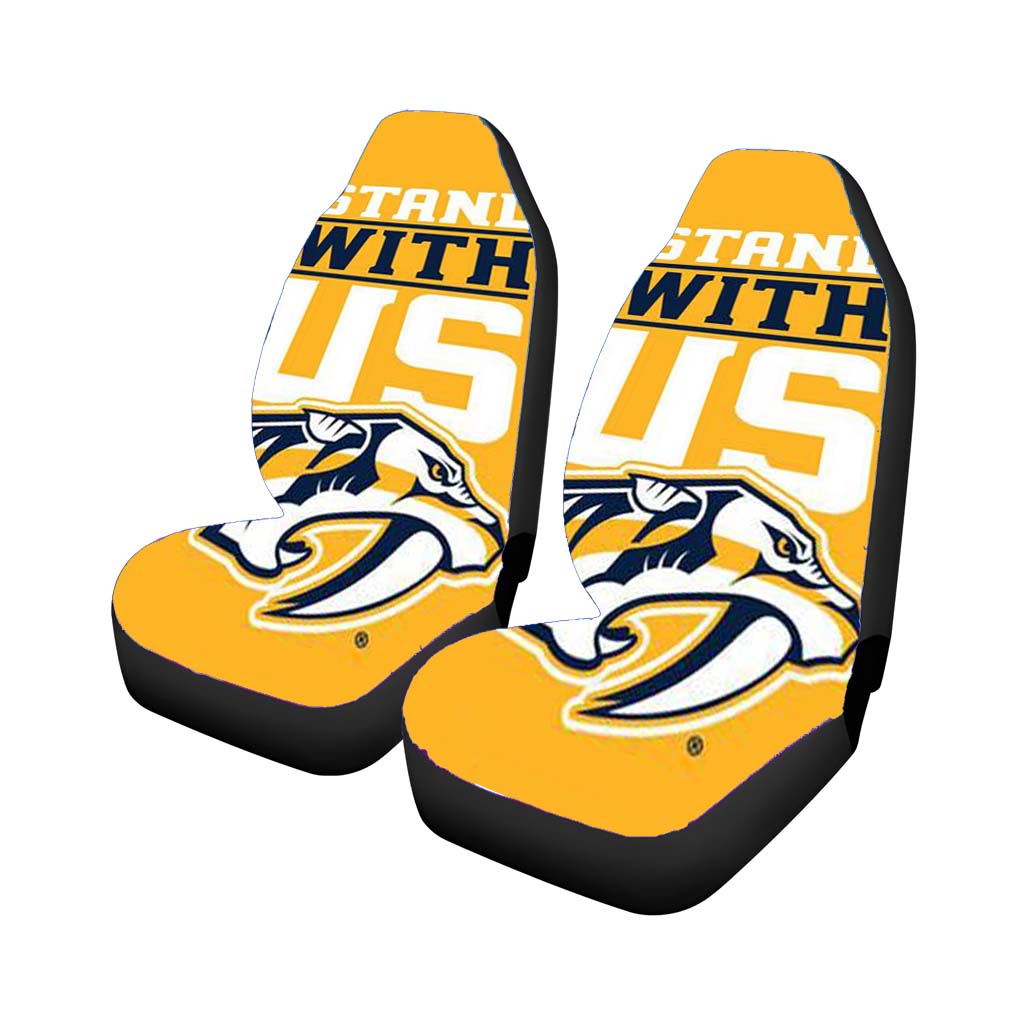 Nashville Predators Stand With Us Car Seat Covers
