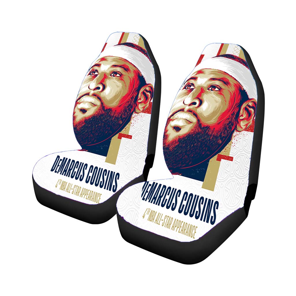 nba all star demarcus cousins Car Seat Covers