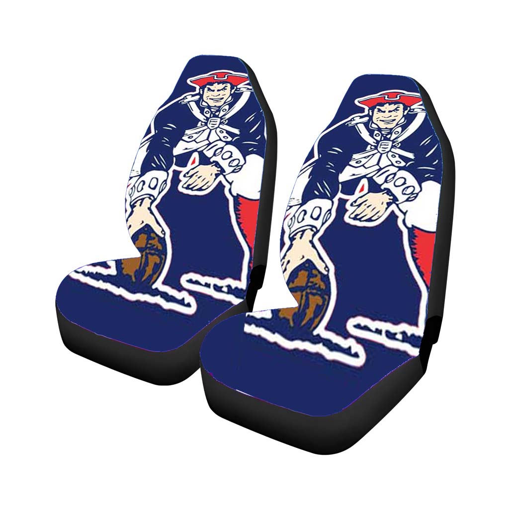 ne pats logo guy on blue Car Seat Covers