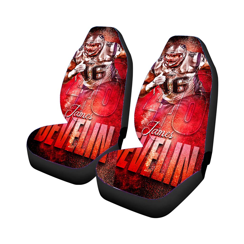 new england patriots james develin Car Seat Covers