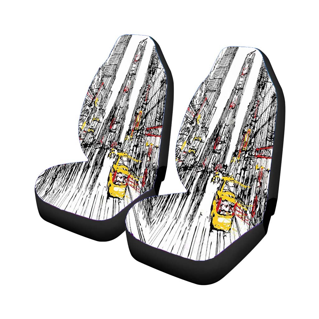 new york art Car Seat Covers