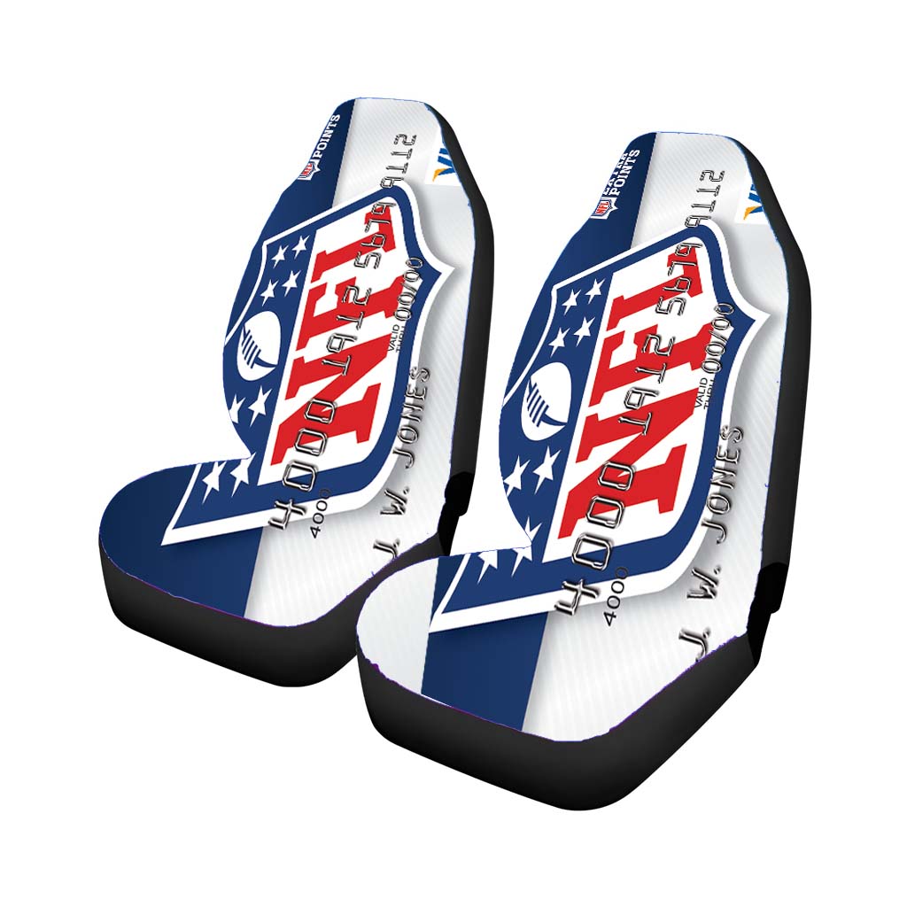 nfl extra point credit card Car Seat Covers