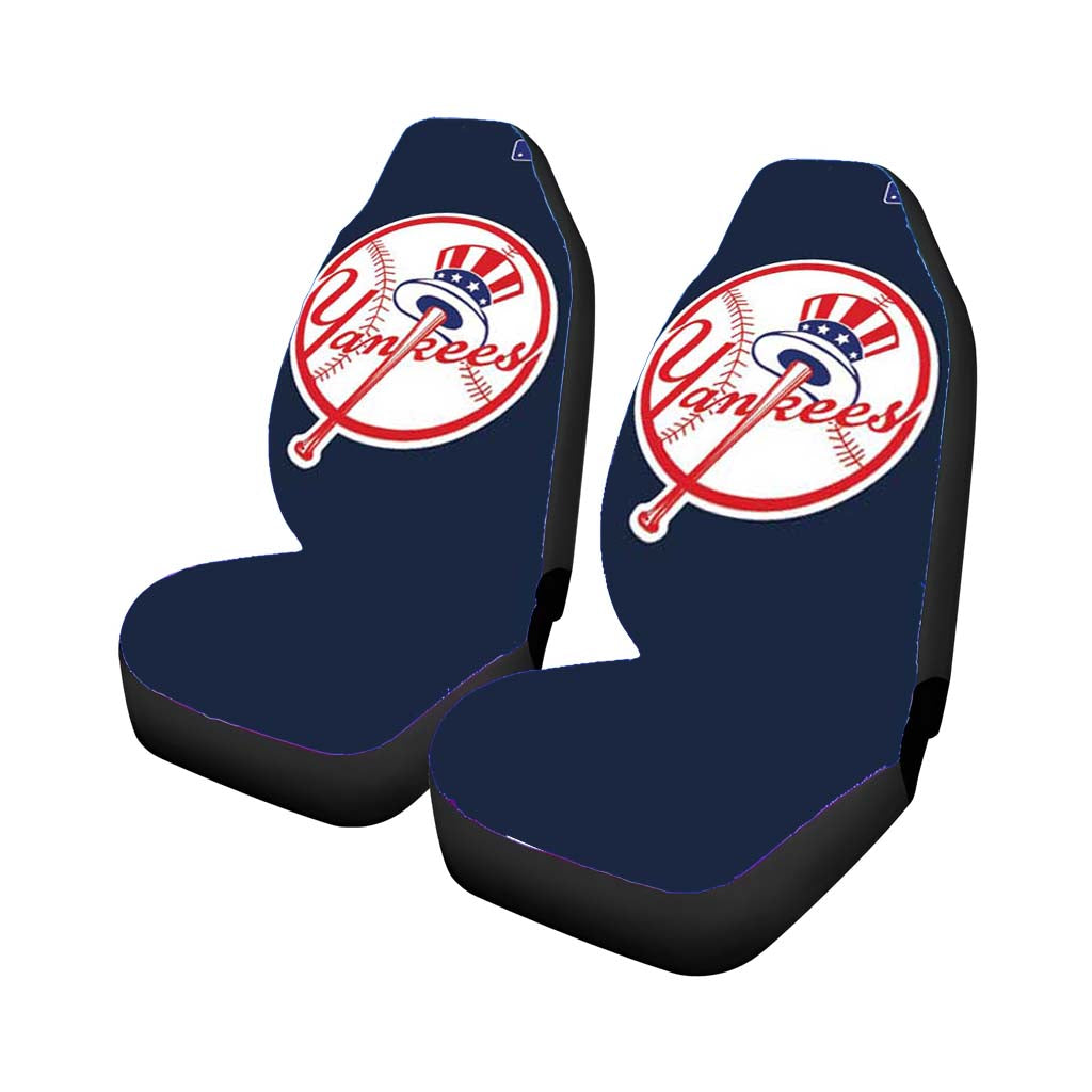 ny yankees big logo ball Car Seat Covers