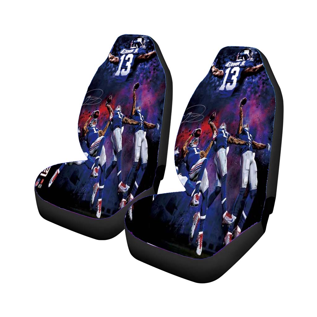 odell beckham jr 13 signature art Car Seat Covers