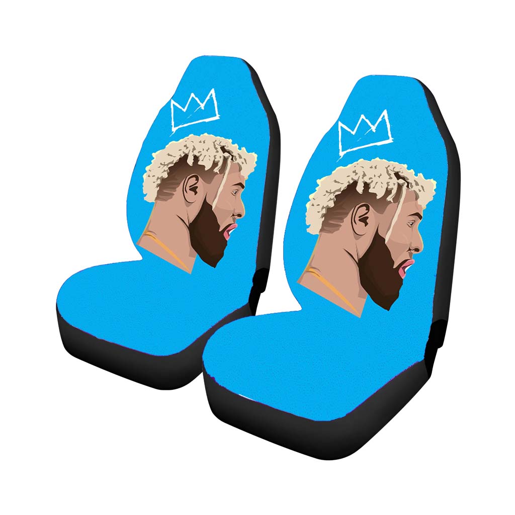 odell beckham jr crown art Car Seat Covers