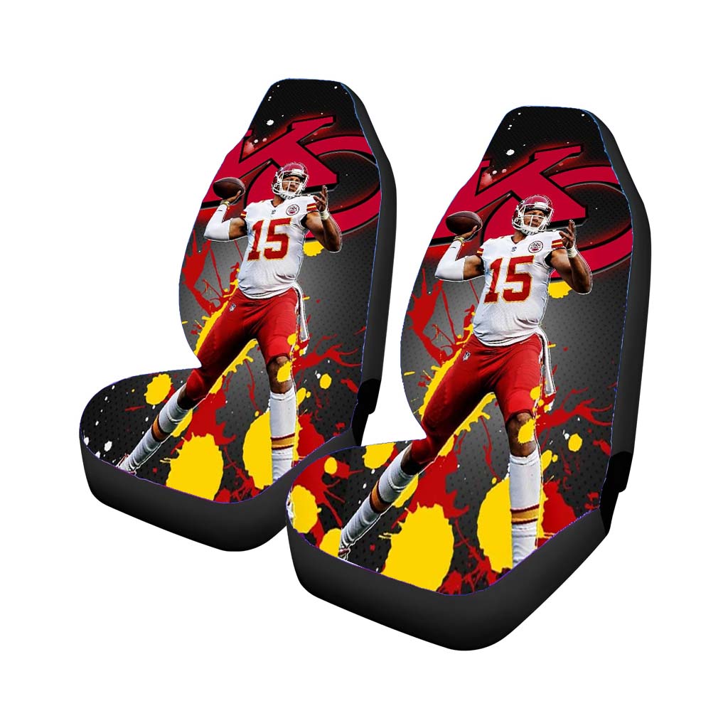patrick mahomes kc chiefs nfl Car Seat Covers