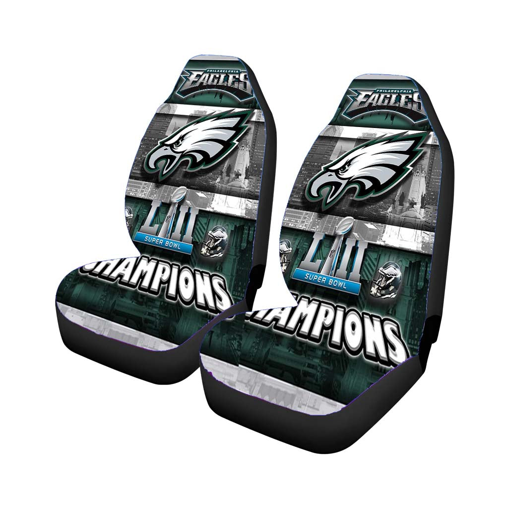 philadelphia eagles super bowl champions wallpaper Car Seat Covers