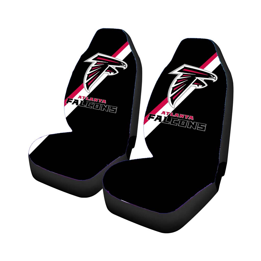 red white line atlanta falcons Car Seat Covers