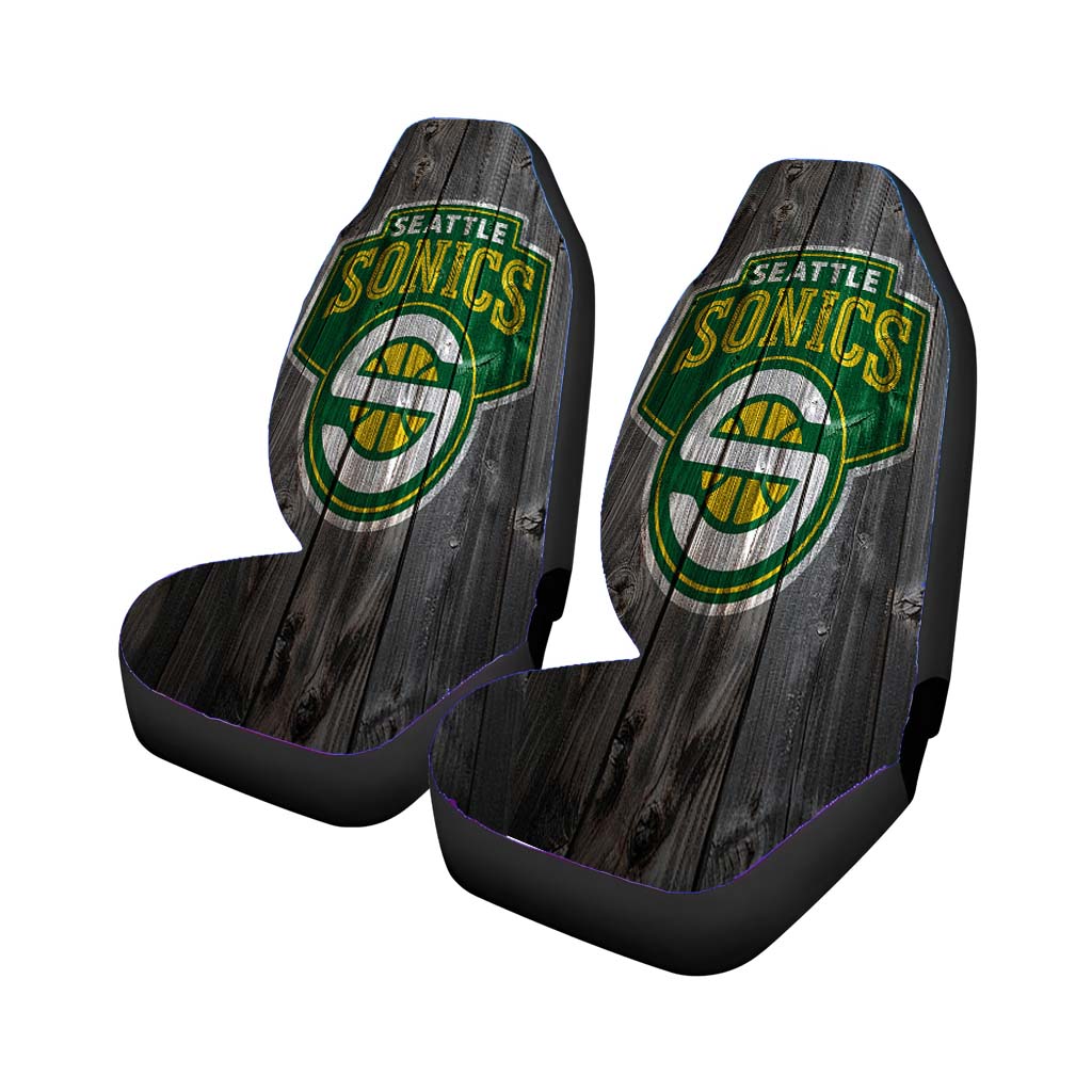 seattle sonics wood Car Seat Covers