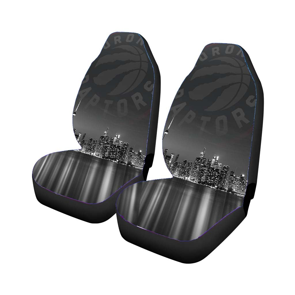 toronto raptors night city Car Seat Covers