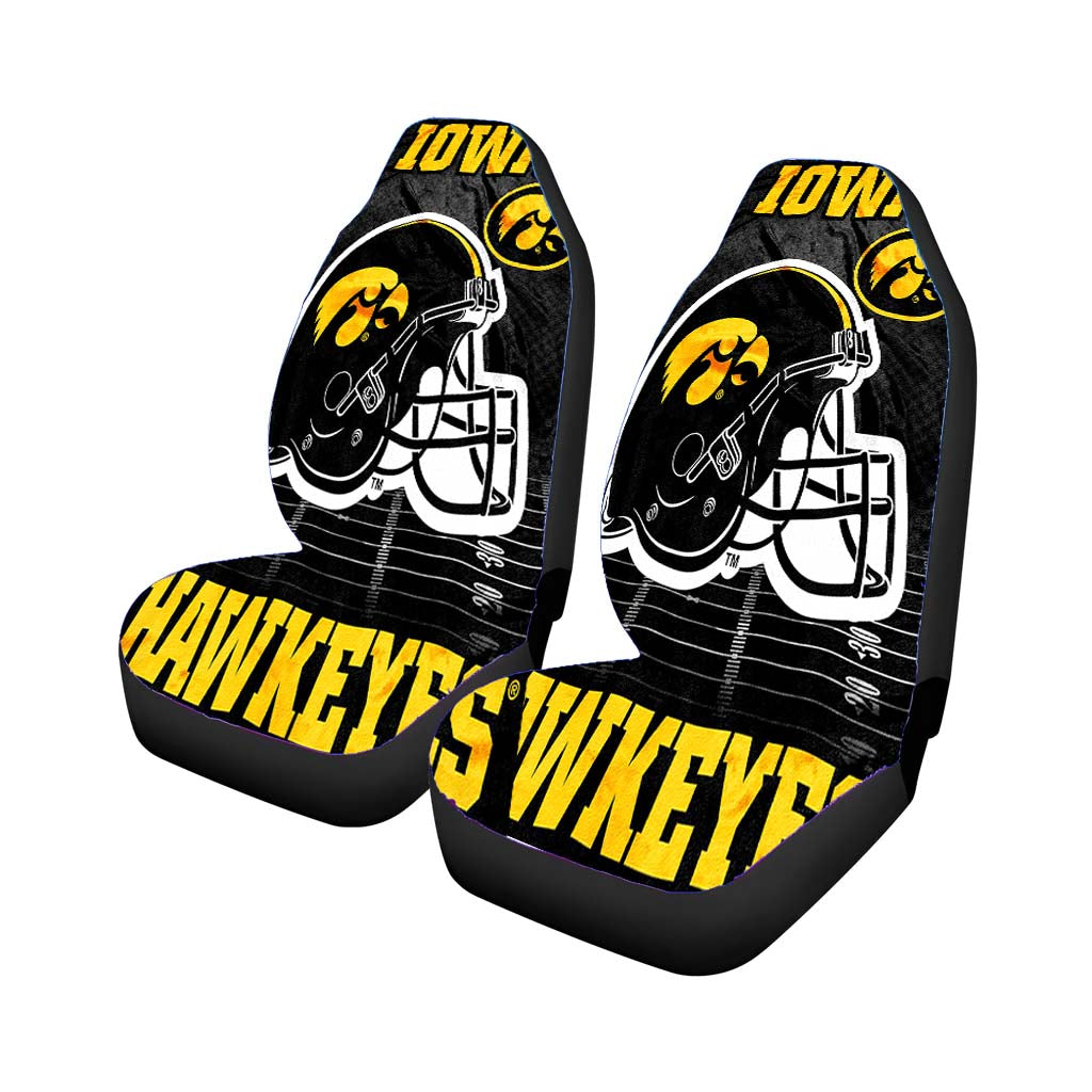 university of iowa hawkeyes black Car Seat Covers