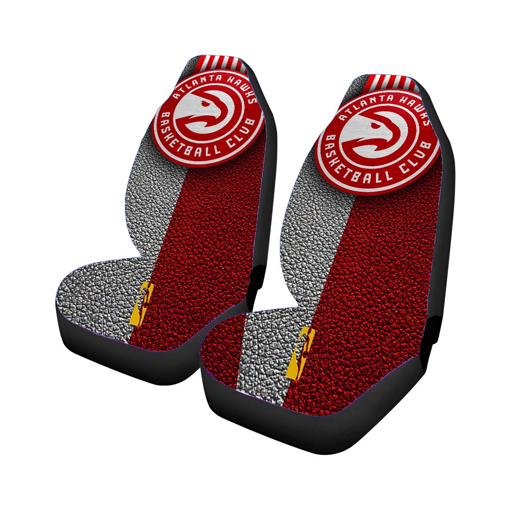 wallpaper sport logo basketball atlanta hawks nba Car Seat Covers