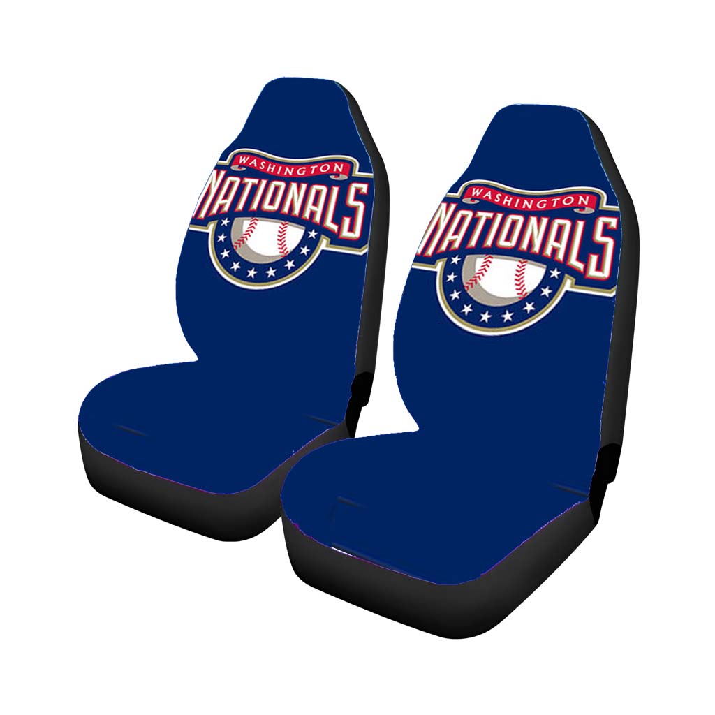 washington national baseball logo blue Car Seat Covers