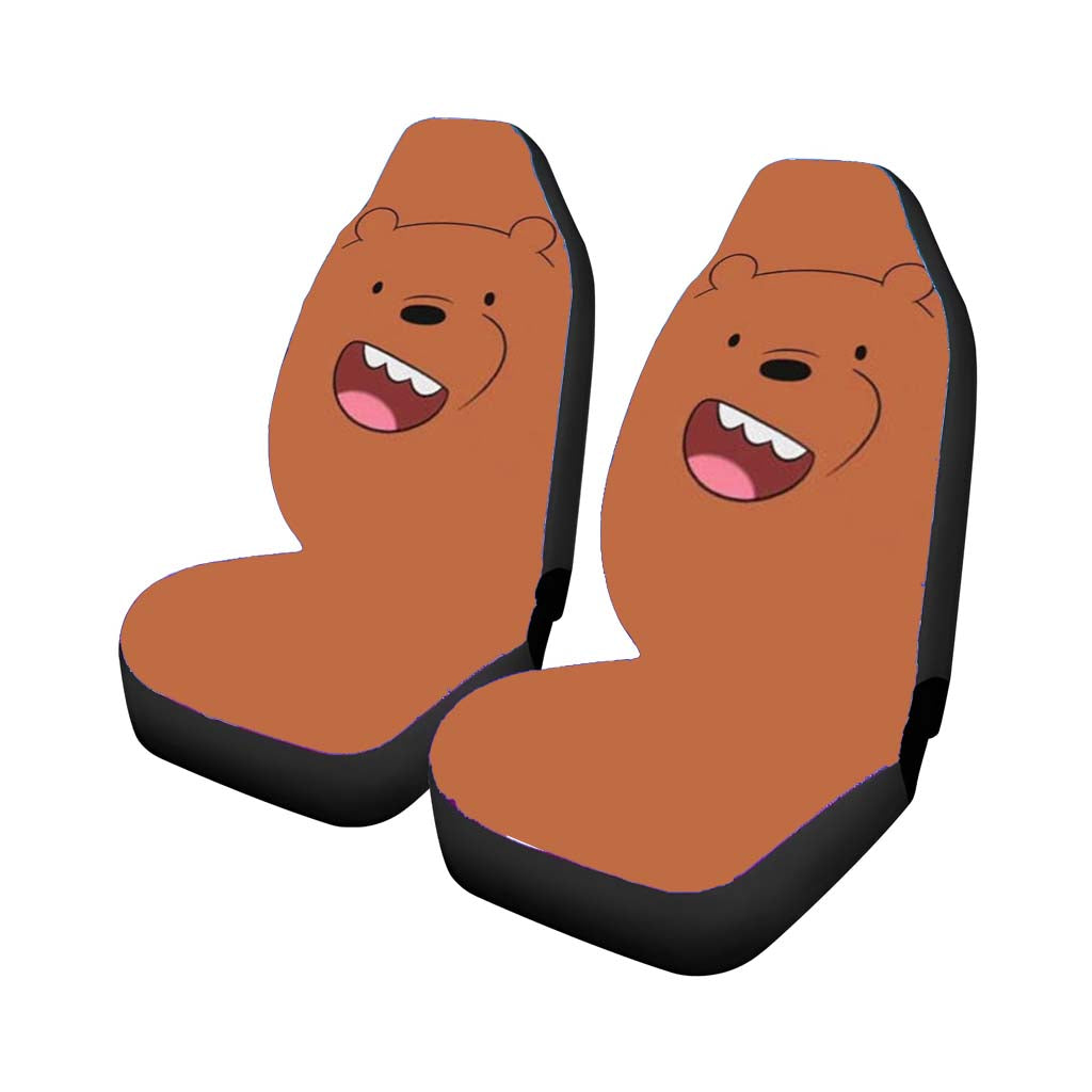 we bare bears face Car Seat Covers