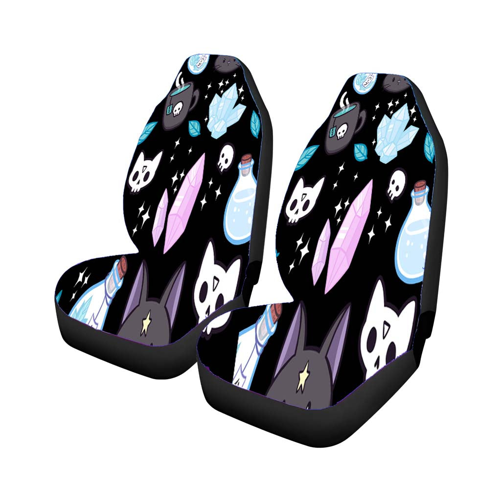 Herb Witch Black Car Seat Covers