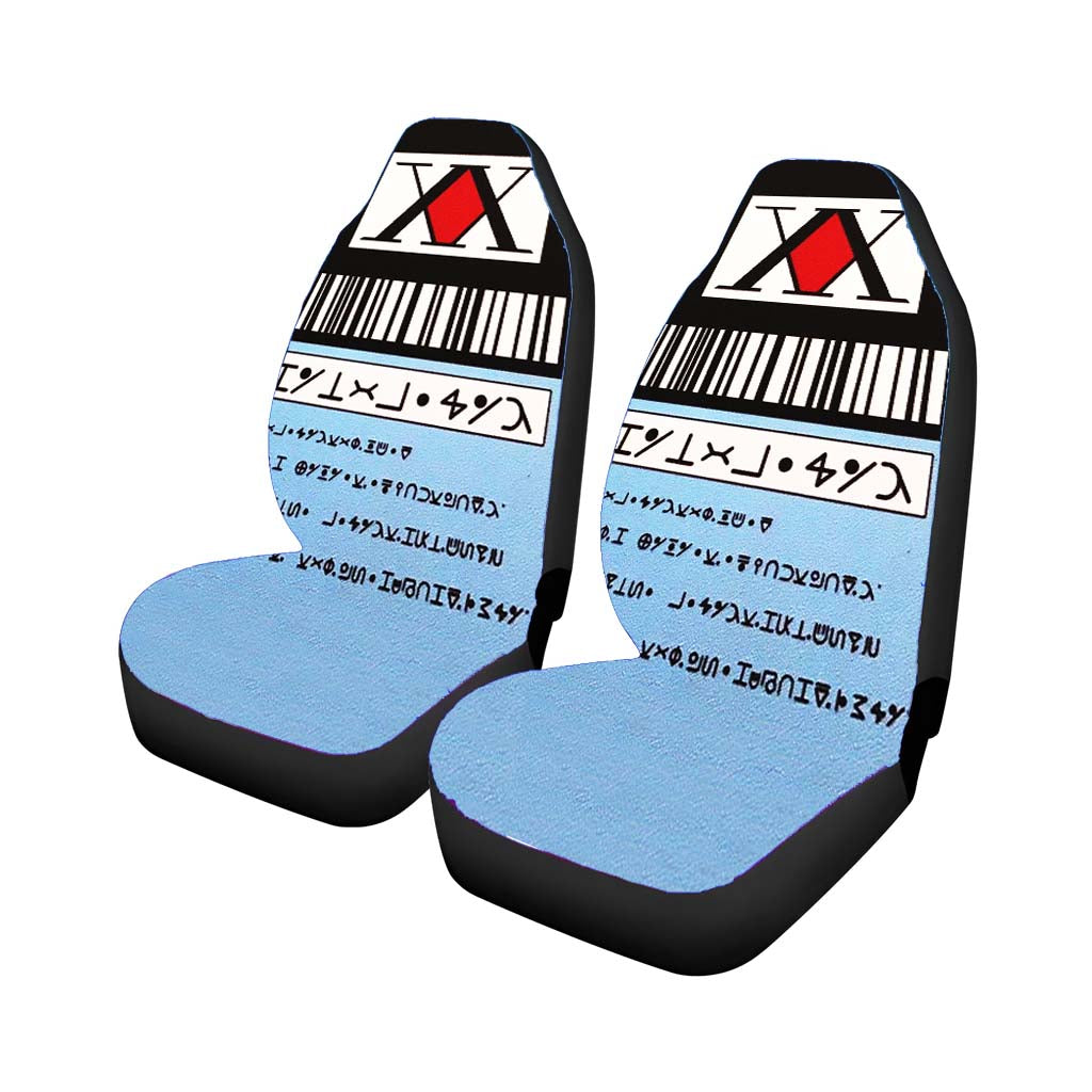 Hunter X Hunter License Card Car Seat Covers