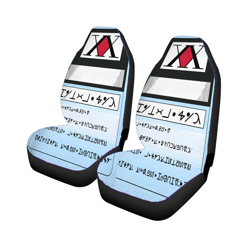 Hunter X Hunter License Wallet Car Seat Covers