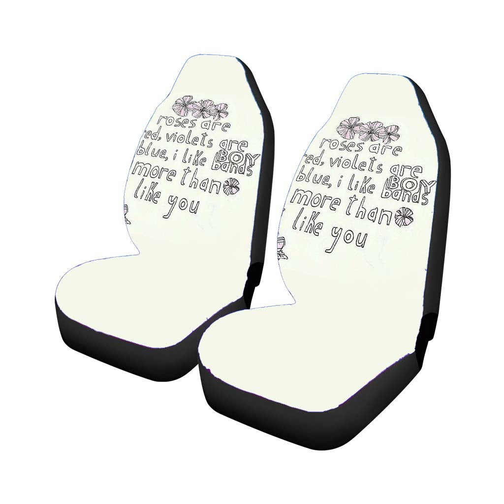I Like Bands More Than I Like You Car Seat Covers