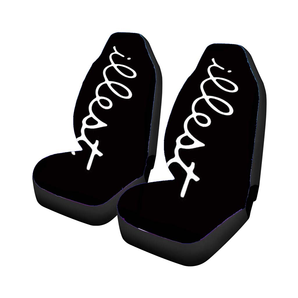 Illest White Logo Car Seat Covers