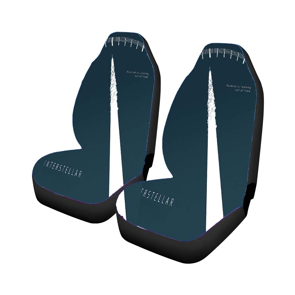 Interstellar Mankind Is Running Out Of Time Car Seat Covers