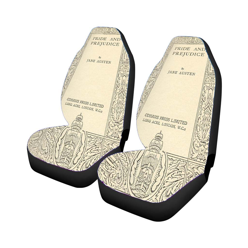 Jane Austen Cover Book Pride And Prejudice Car Seat Covers