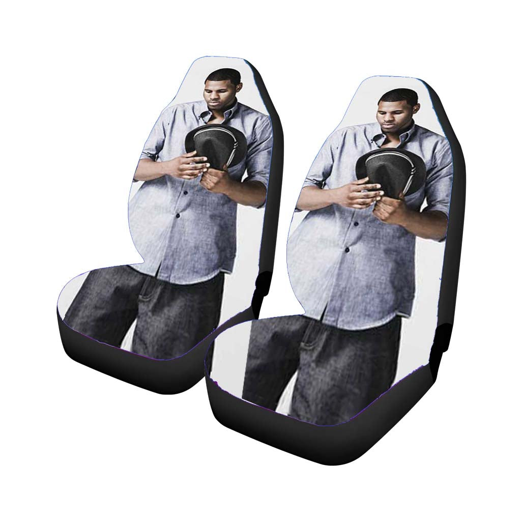 Jason Derulo Holding Hat Car Seat Covers