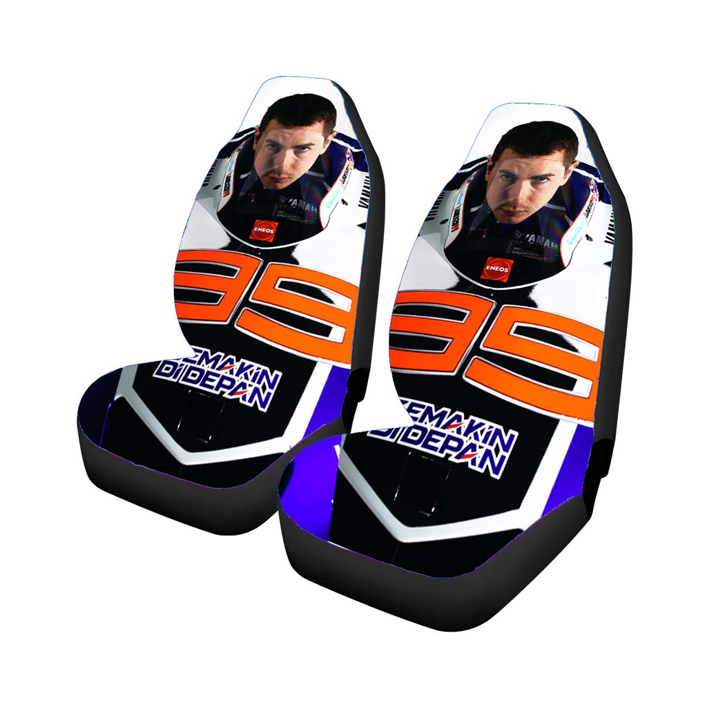 Jorge Lorenzo 99 Semakin Di Depan Car Seat Covers