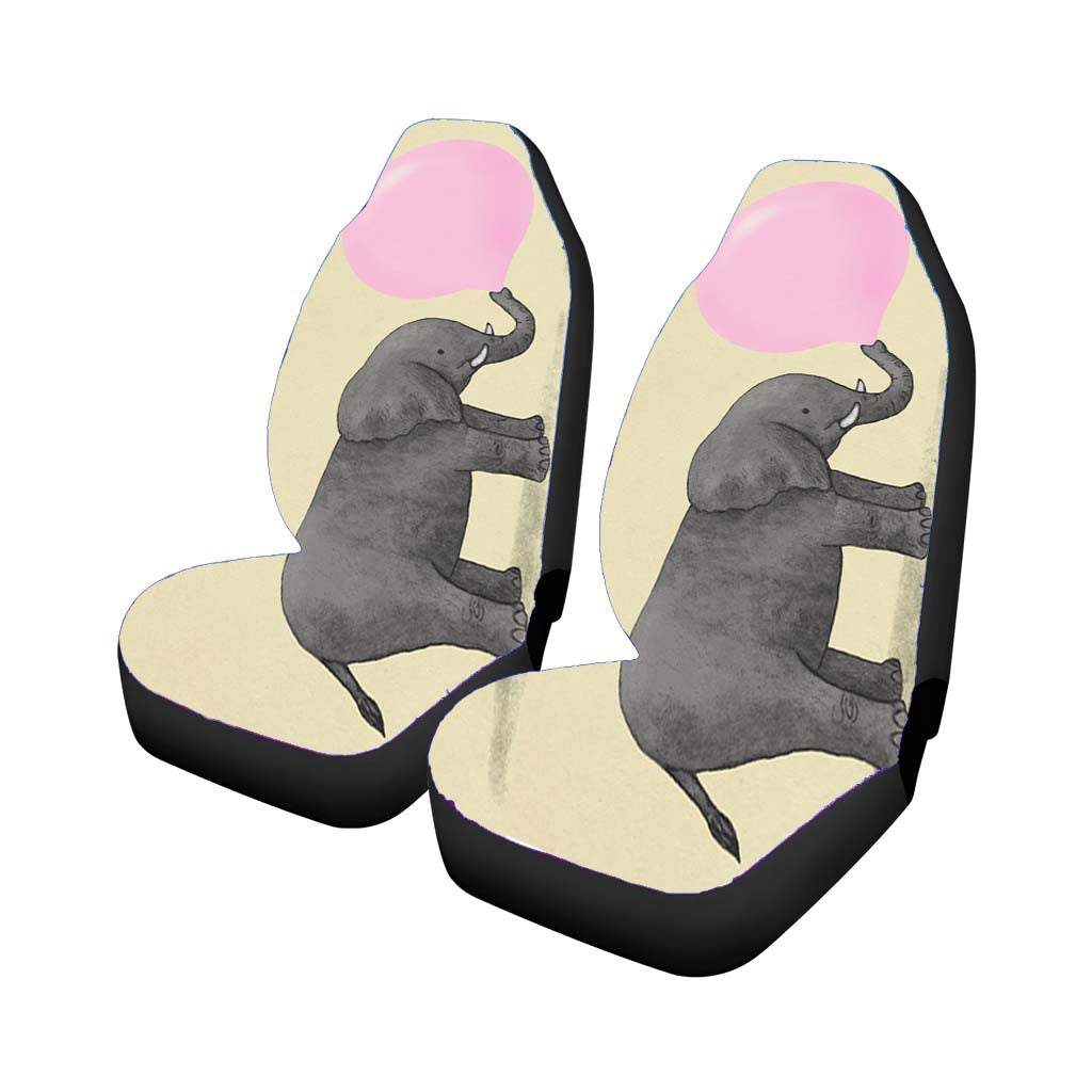 Jumbo Bubble Gum Elephant Car Seat Covers