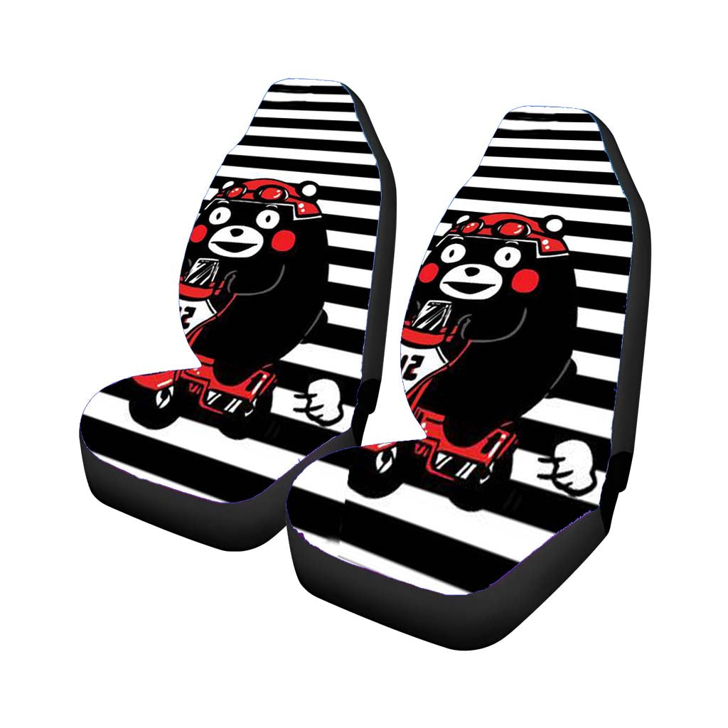 Kumamon Riding Motorcycle Car Seat Covers
