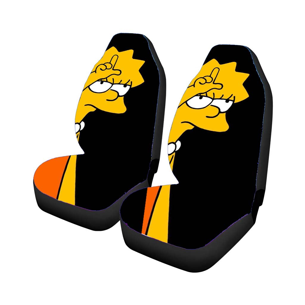 Lisa The Simpson Car Seat Covers