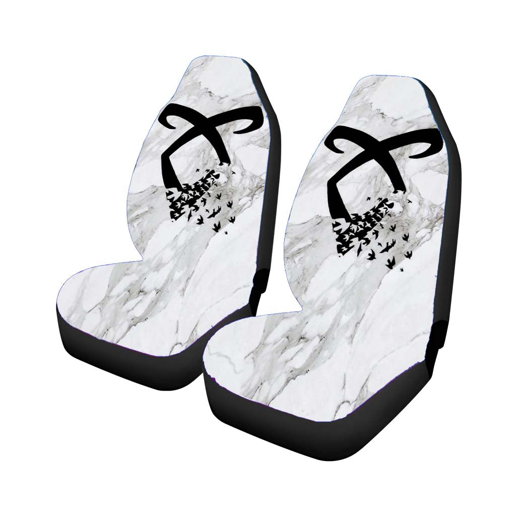 Marble Angelic Rune Car Seat Covers